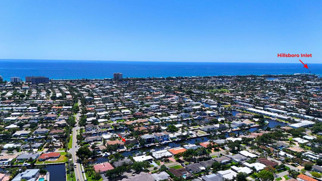 Beautifully remodeled 3BD 2BA waterfront home in the heart of Lighthouse Point !