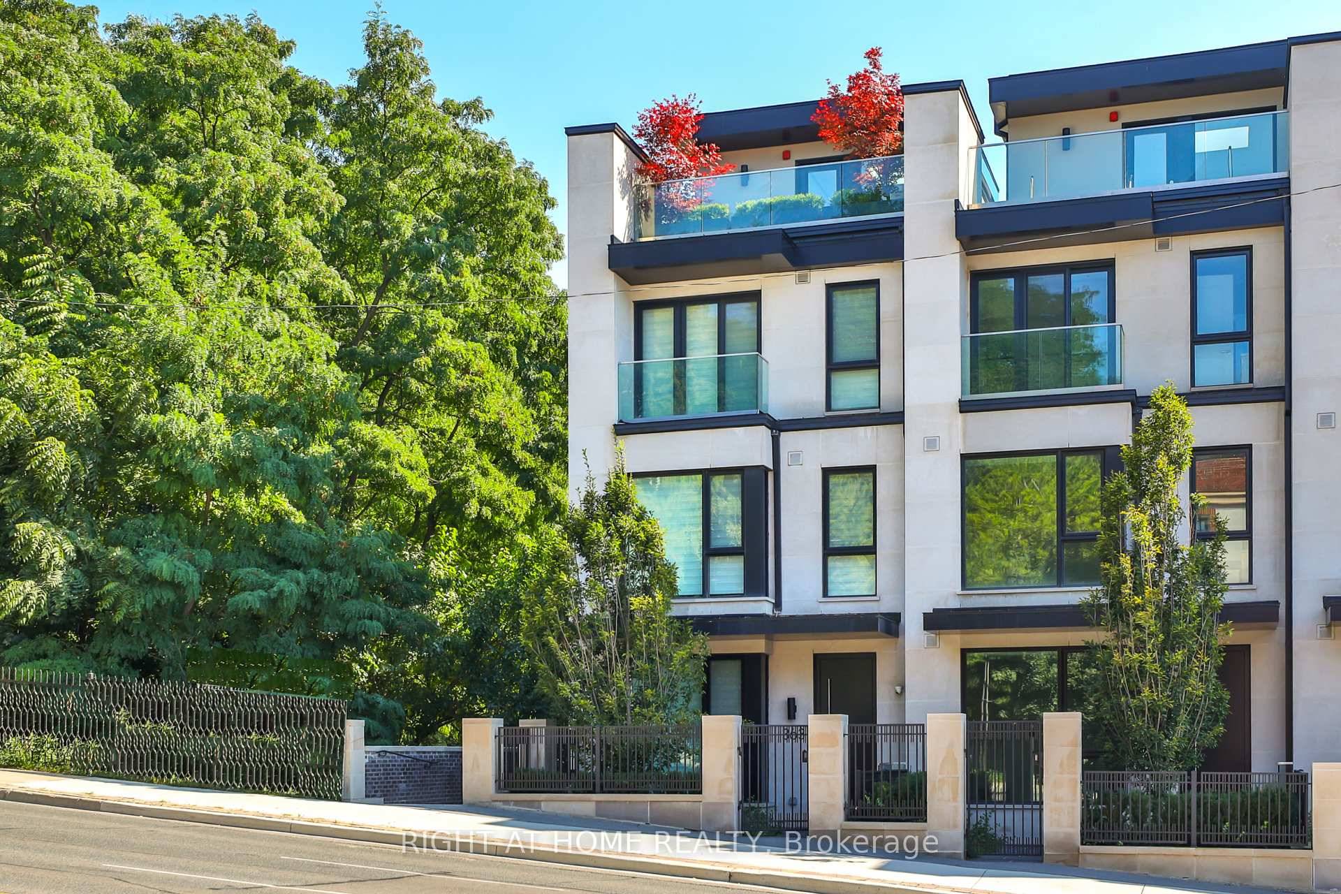 A rare end townhome at the acclaimed Charbonnel.