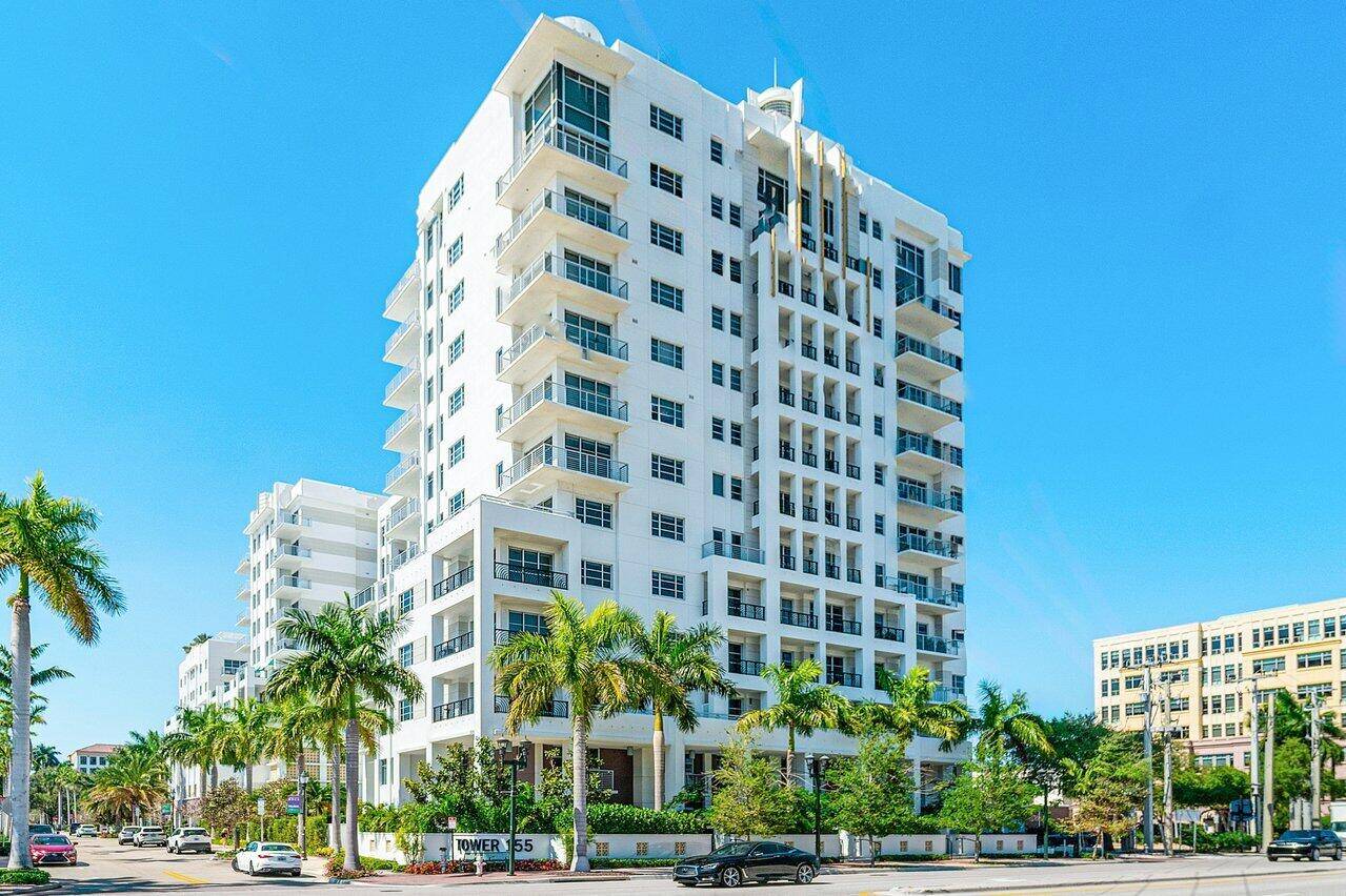 Experience stunning northeast ocean and northwest city views from this bright, beautifully furnished 9th floor 2 bedroom, 2 bathroom residence in Boca Raton's premier luxury building, Tower 155.