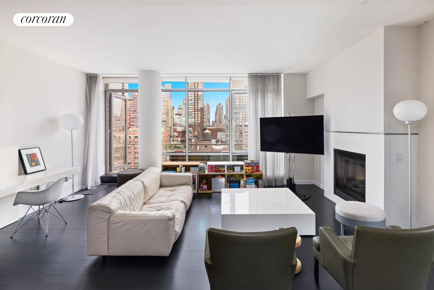 Enter into this full floor, four bedroom condominium through your private key lock elevator access.