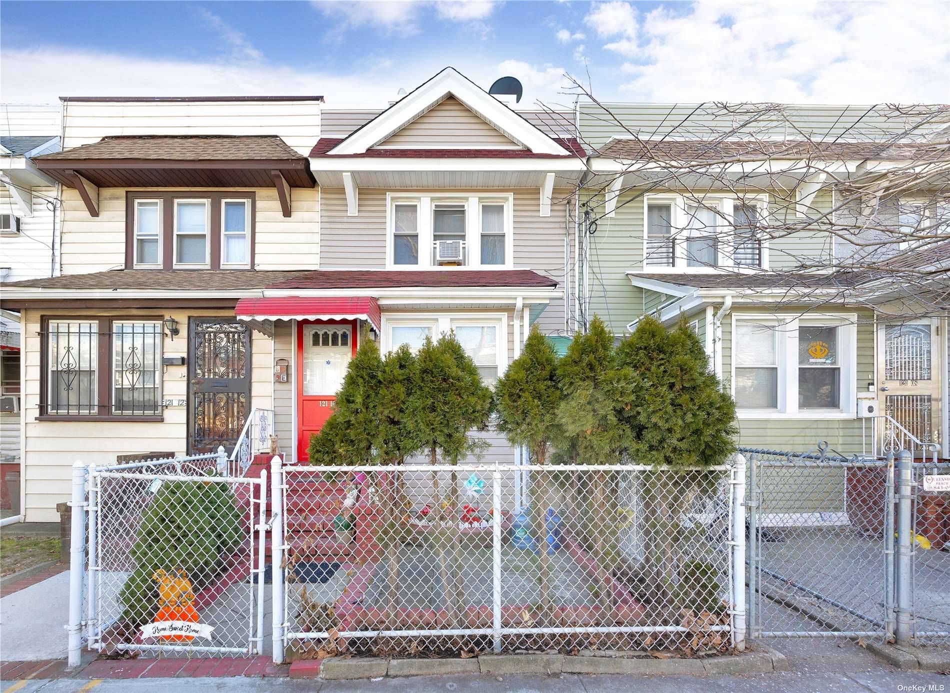 Spacious 1 Family, 3 Bedrooms, Finished Basement, Community Driveway, Parking for 3 cars, Modern Bathrooms and Eat In Kitchen with Island.