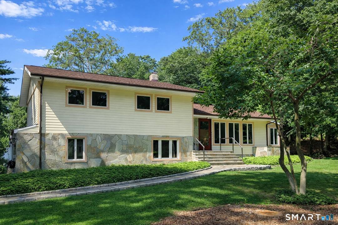Set in the premier Newfield neighborhood near shopping the Sterling Farms Golf Course, this ranch style home offers refined luxury on a park like 1 acre plus property with mature ...