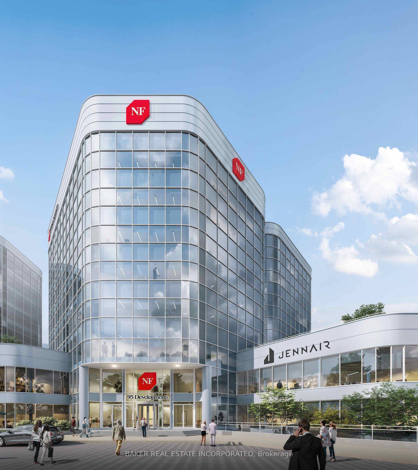 95 Corporate Centre. A Completely Remodelled Class A office Building Featuring a New Lobby, Elevators, Corridors, and Units.