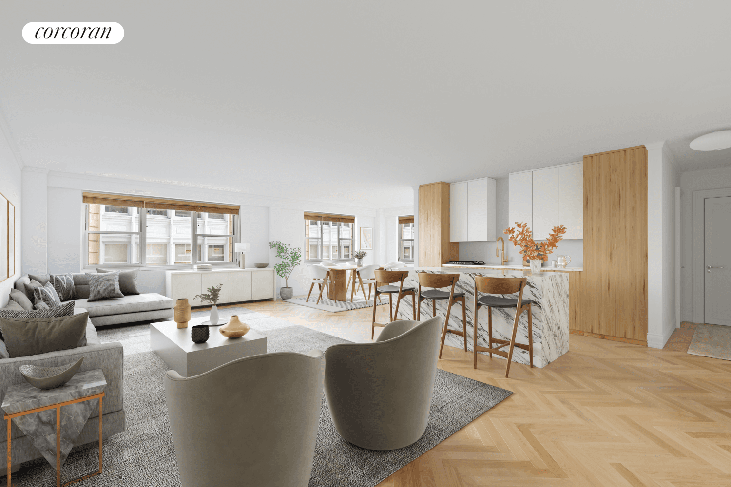 Rarely Available 4 Bedroom Oasis in the Heart of the West Village Discover the epitome of space, functionality, and luxury in this renovated West Village residence.