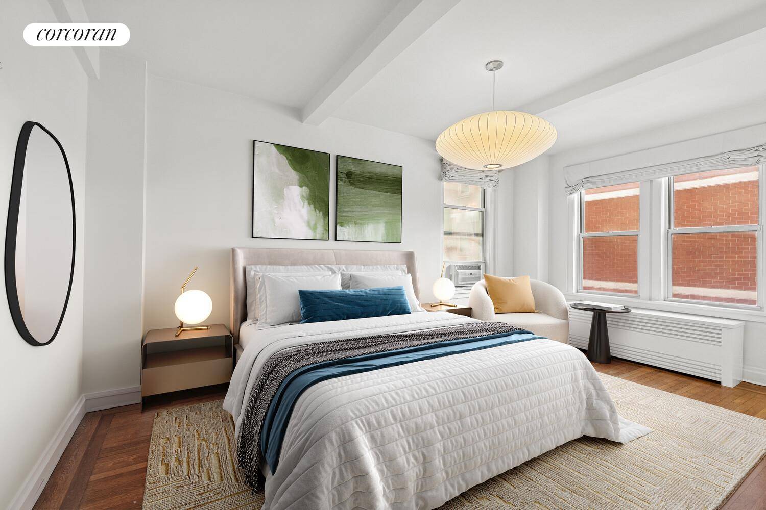 This mint condition, pre war condominium at 1235 Park Avenue combines timeless elegance with modern luxury.