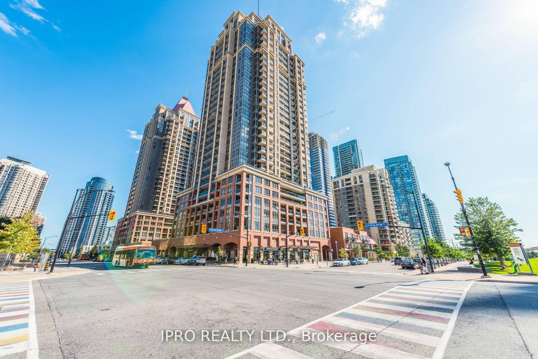 Rarely Available 3 Parking Spaces Come With This Attractively Priced amp ; Well Kept Unit In Sought After Downtown Mississauga The Capital North Tower.