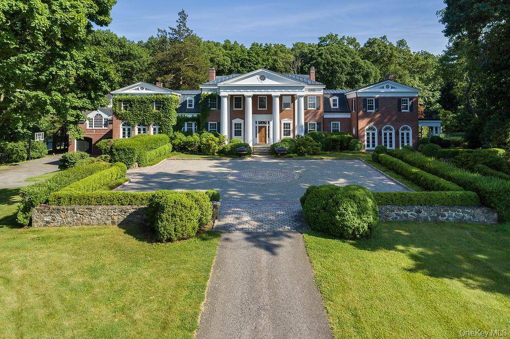Set on 64 gated acres at one of the highest points in Bedford s most exclusive estate area, this rare and historic brick Georgian mansion is approached by a half ...