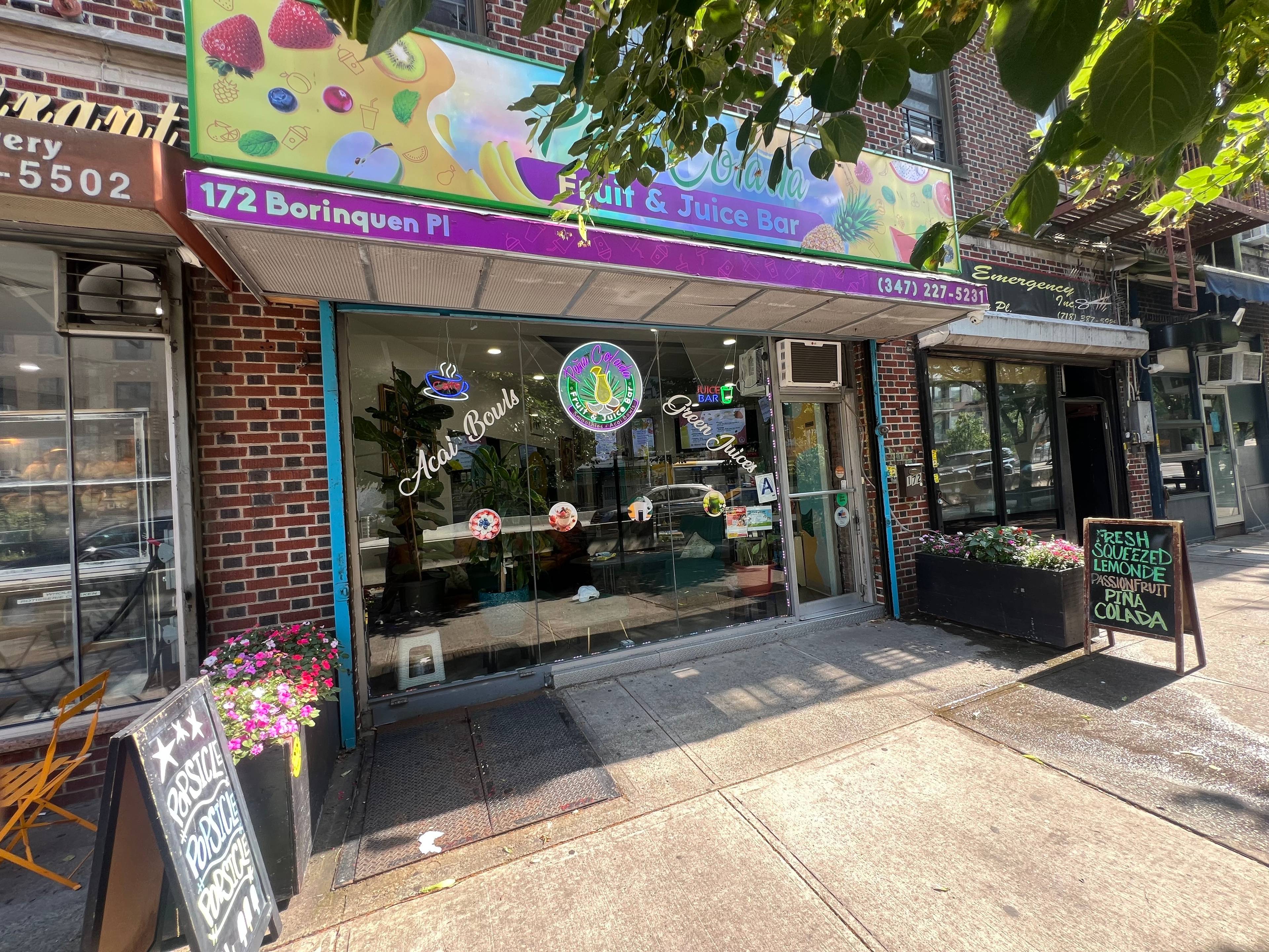 Wide Storefront Retail Space on the main commercial strip in East Williamsburg on the Borinquen Side of the property.