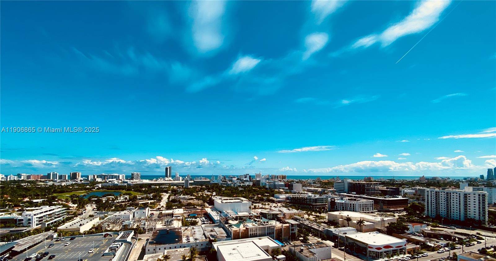 Wake up to panoramic views over Miami Beach and the Atlantic Ocean from this high floor east facing unit at Sunset Harbour South.