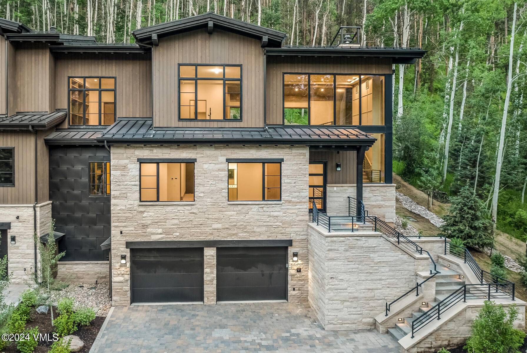 Rare opportunity to purchase high end luxury new construction on a coveted lot in Glen Lyon, just a few parcels removed from the Cascade Chairlift on Vail Mountain.