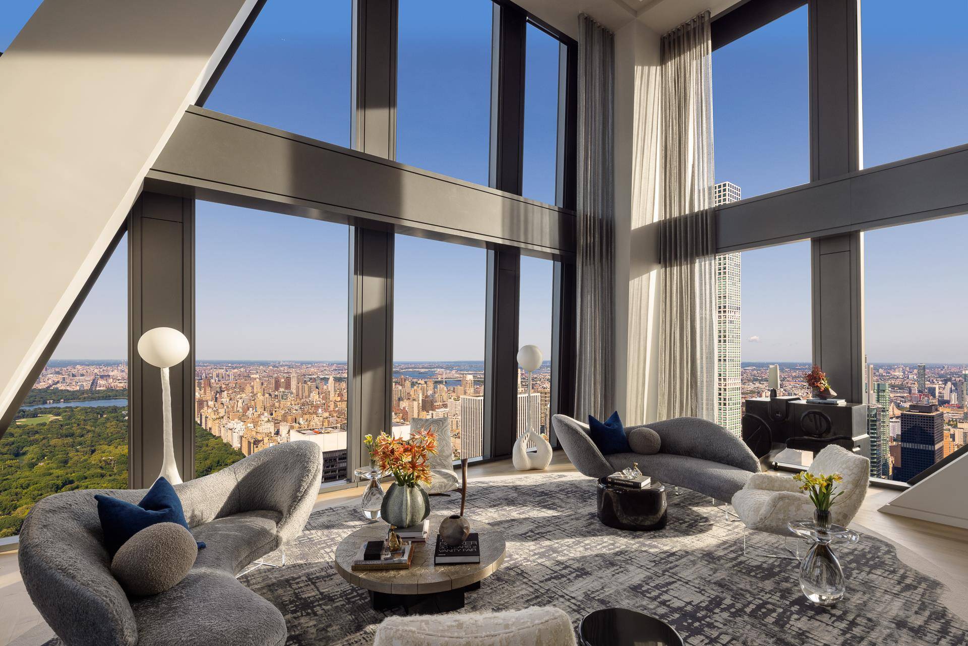 An oasis above the clouds, this one of a kind duplex penthouse comprises the entire 78th and 79th floors at 53 West 53, spanning 7, 455 square feet with 360 ...