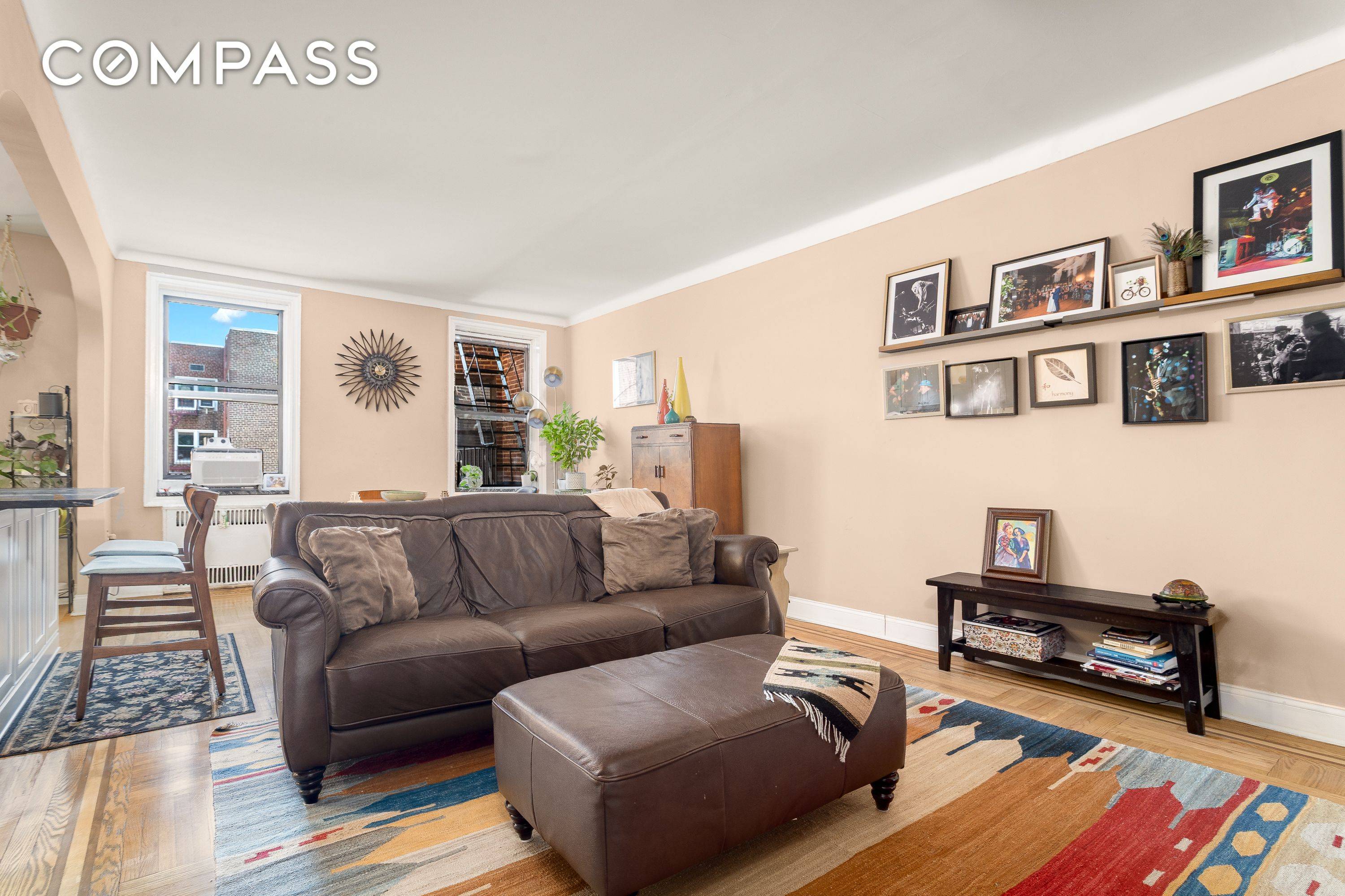 Oversized Renovated 1BR in Historic Jackson Heights Welcome to this beautifully updated, oversized one bedroom located in the heart of the Jackson Heights Historic District.