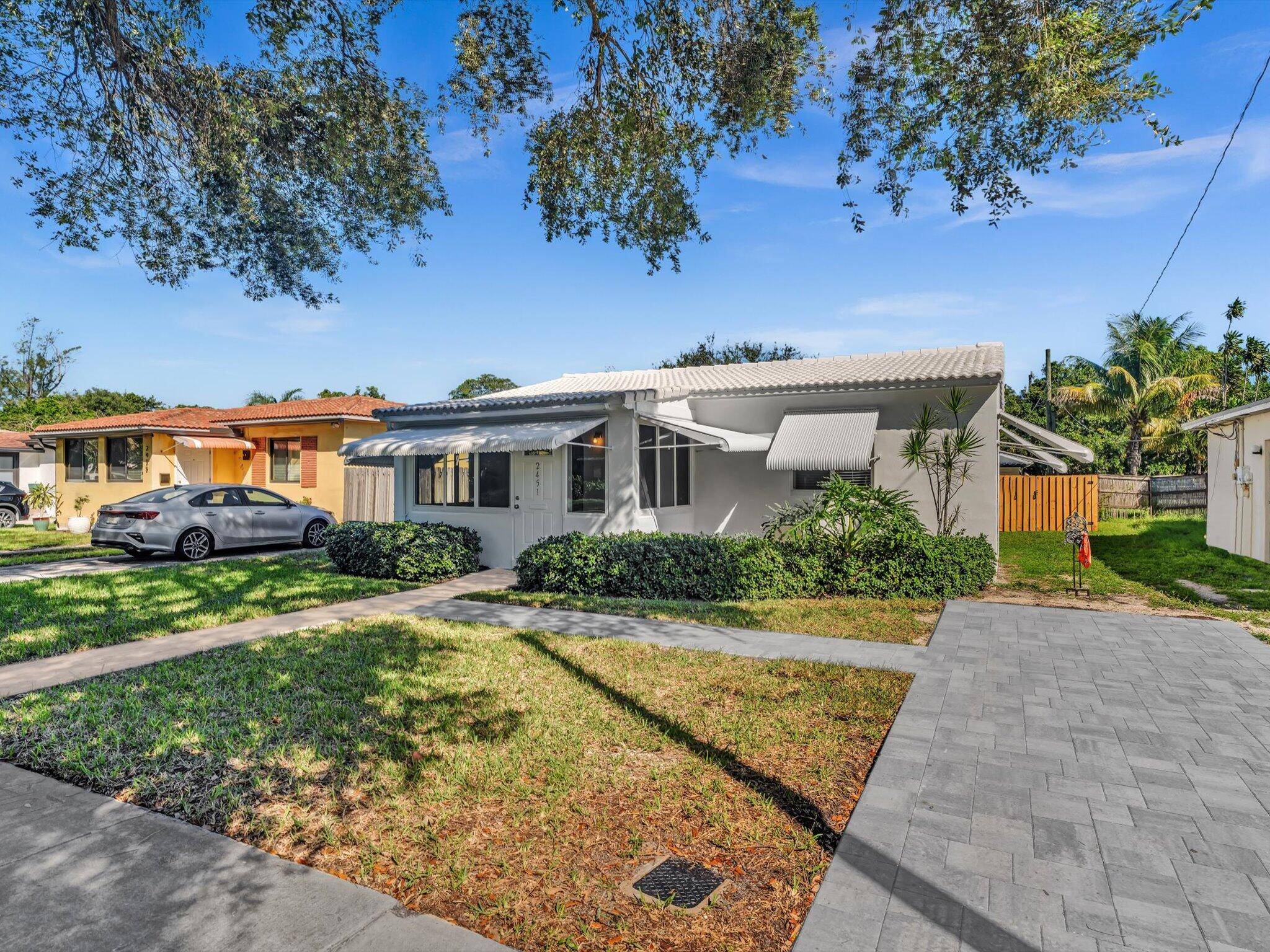 This updated move in ready 2 bedroom, 1 bath home also comes with a very large concrete detached garage in the back yard.