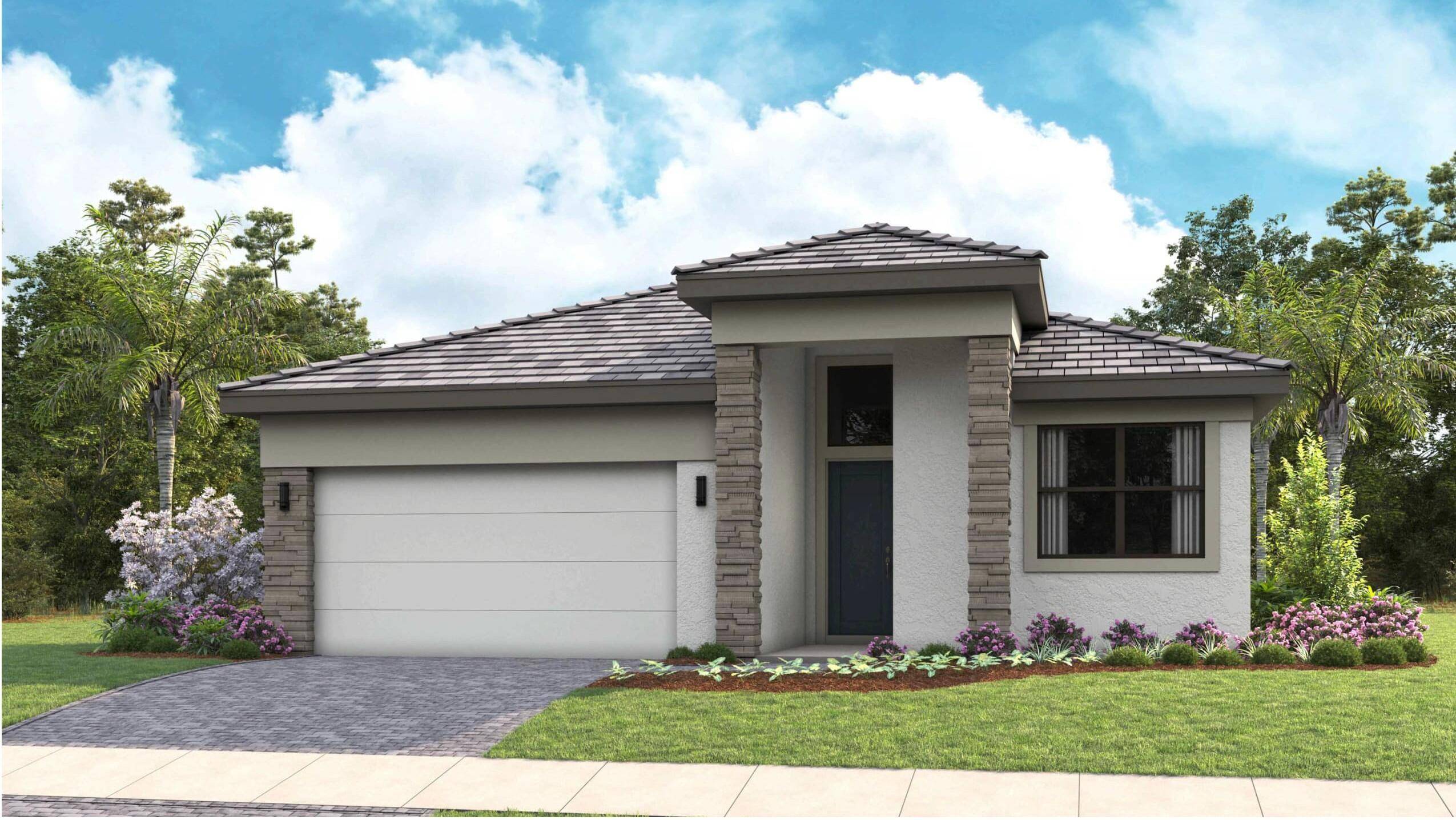 '' New Construction This brand new Madison floorplan is located on a private homesite with a view overlooking a natural preserve.