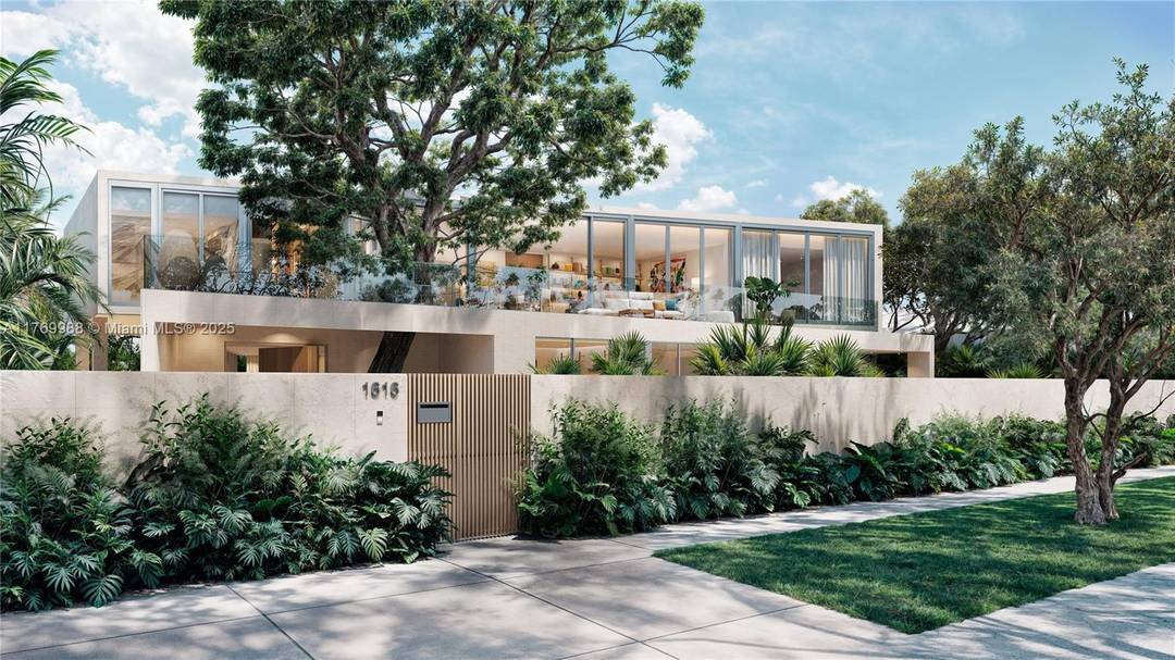 Set on an exceptionally large 11, 544 sq ft lot a rare find in North Coconut Grove this brand new residence designed by architect Simon Bissu and developed by Luxom ...