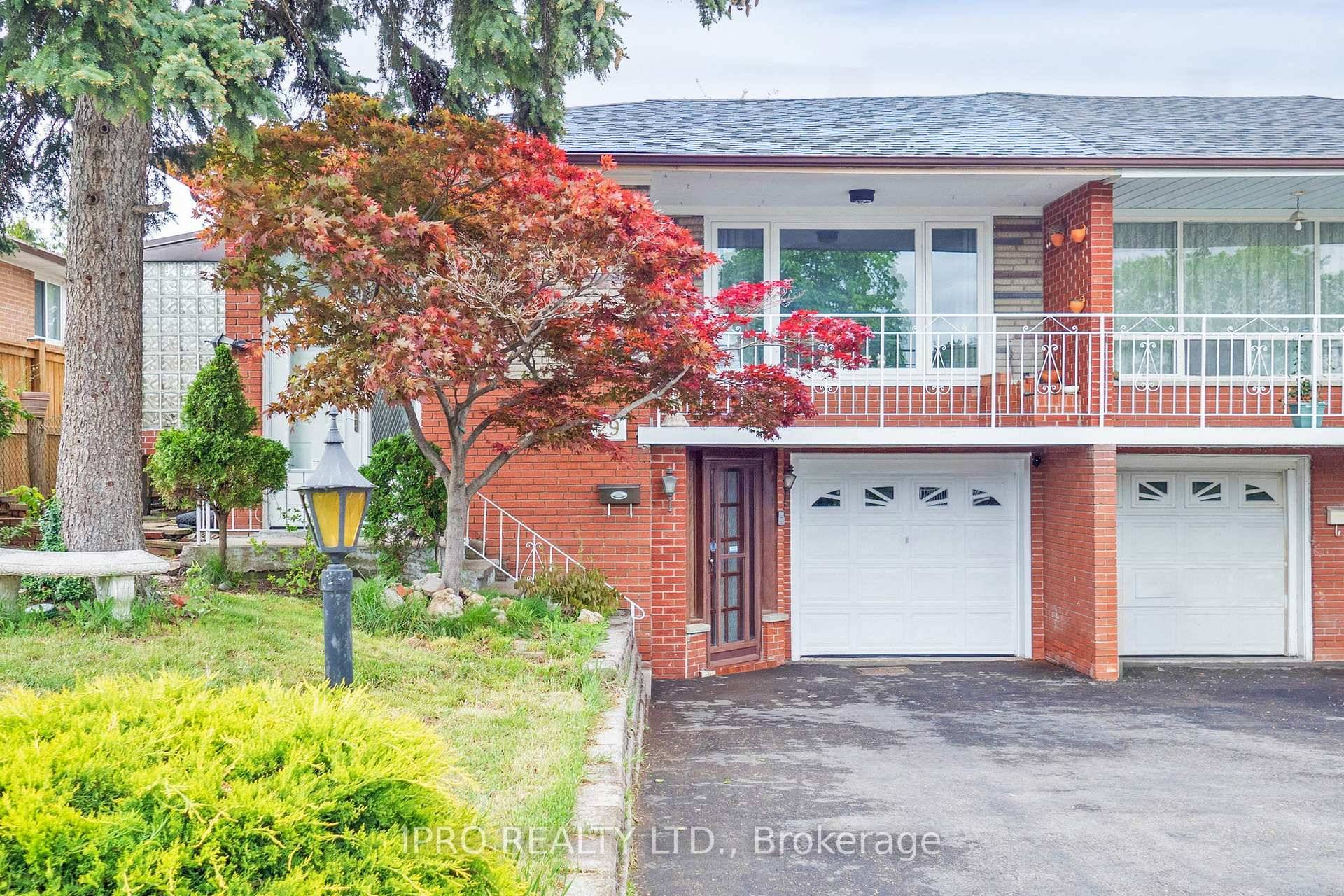 Welcome to this tastefully updated semi detached bungalow located in the desirable Pleasant View community of North York.