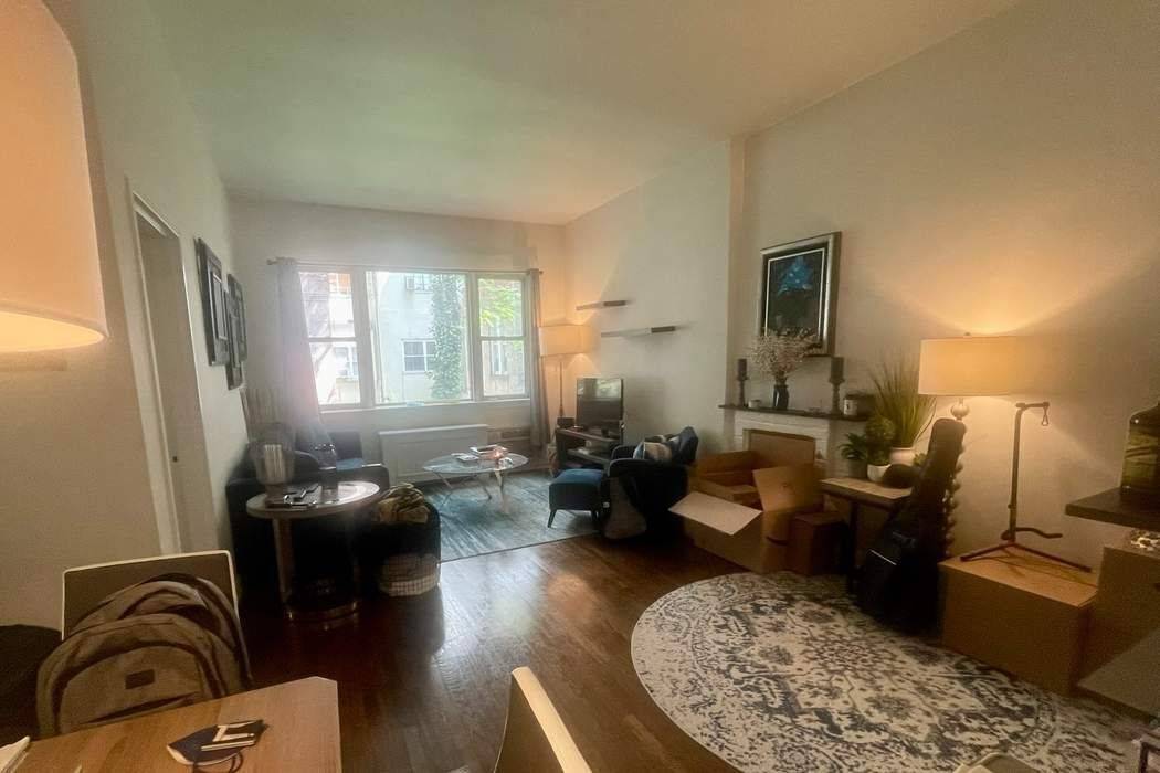Located half a block from Central Park, this large one bedroom apartment has a living room big enough for a dining table and space for a home office.