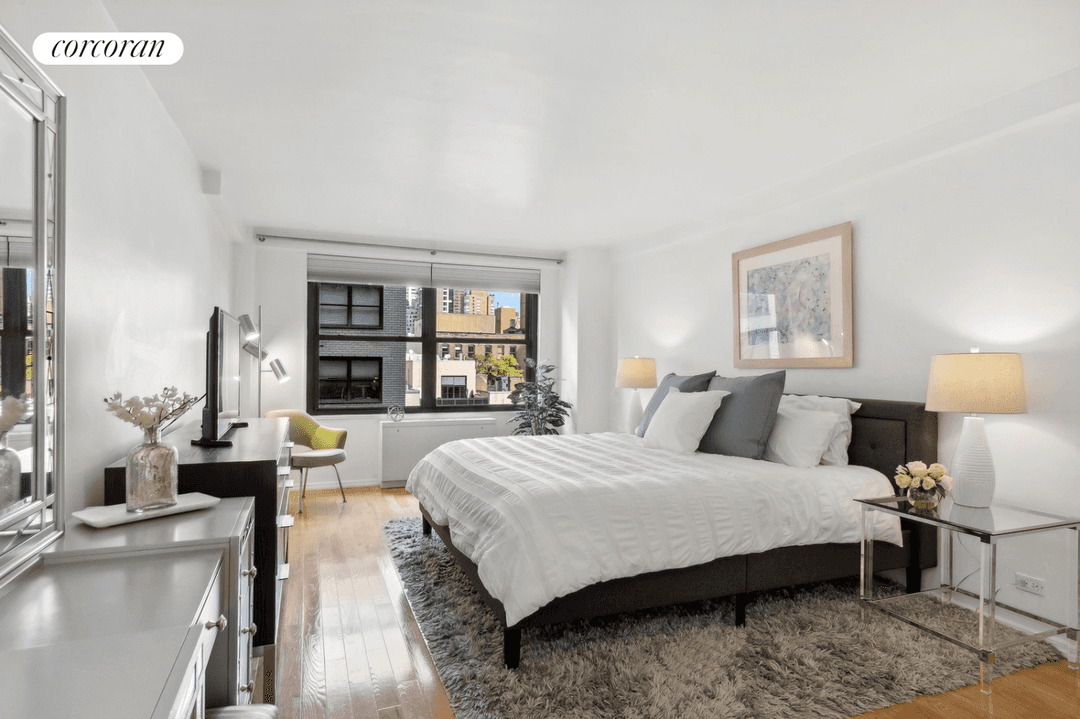 JUST LISTED. Beautifully renovated and bright over sized one bedroom apartment in full service co op in the heart of the city.