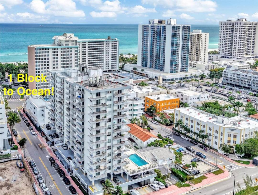 WRAP AROUND Indian Creek, Bay, Ocean and City views from this 11th floor renovated condo just STEPS to the beach !