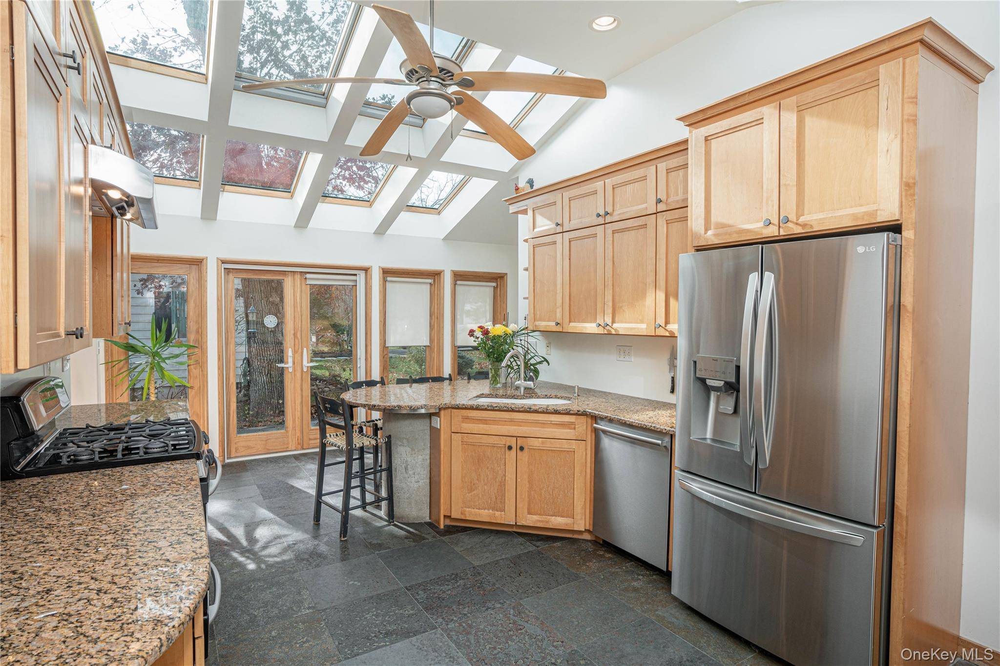 This delightful light filled Nyack home is located only 30 mins from NYC.