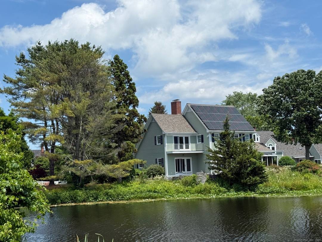This waterfront 1981 built contemporary cape has been restored to perfection with lovely southerly views of Quanaduck Pond ; In 2020, Solar panels were purchased and installed to reduce electric ...