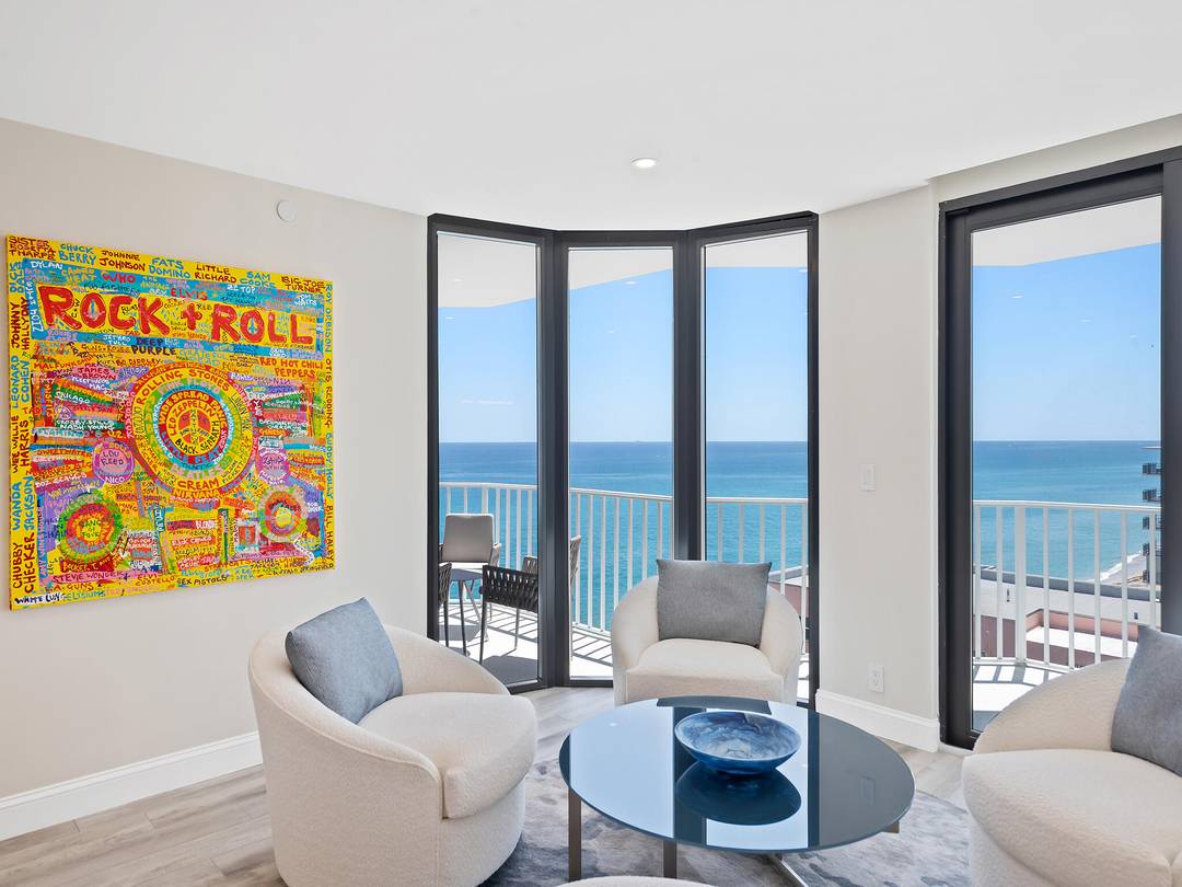 Enjoy fabulous, unobstructed long Ocean and Intracoastal views from this beautifully renovated and redesigned residence with a sunny southern exposure, large balcony space, and breathtaking sunrise to sunset vistas !
