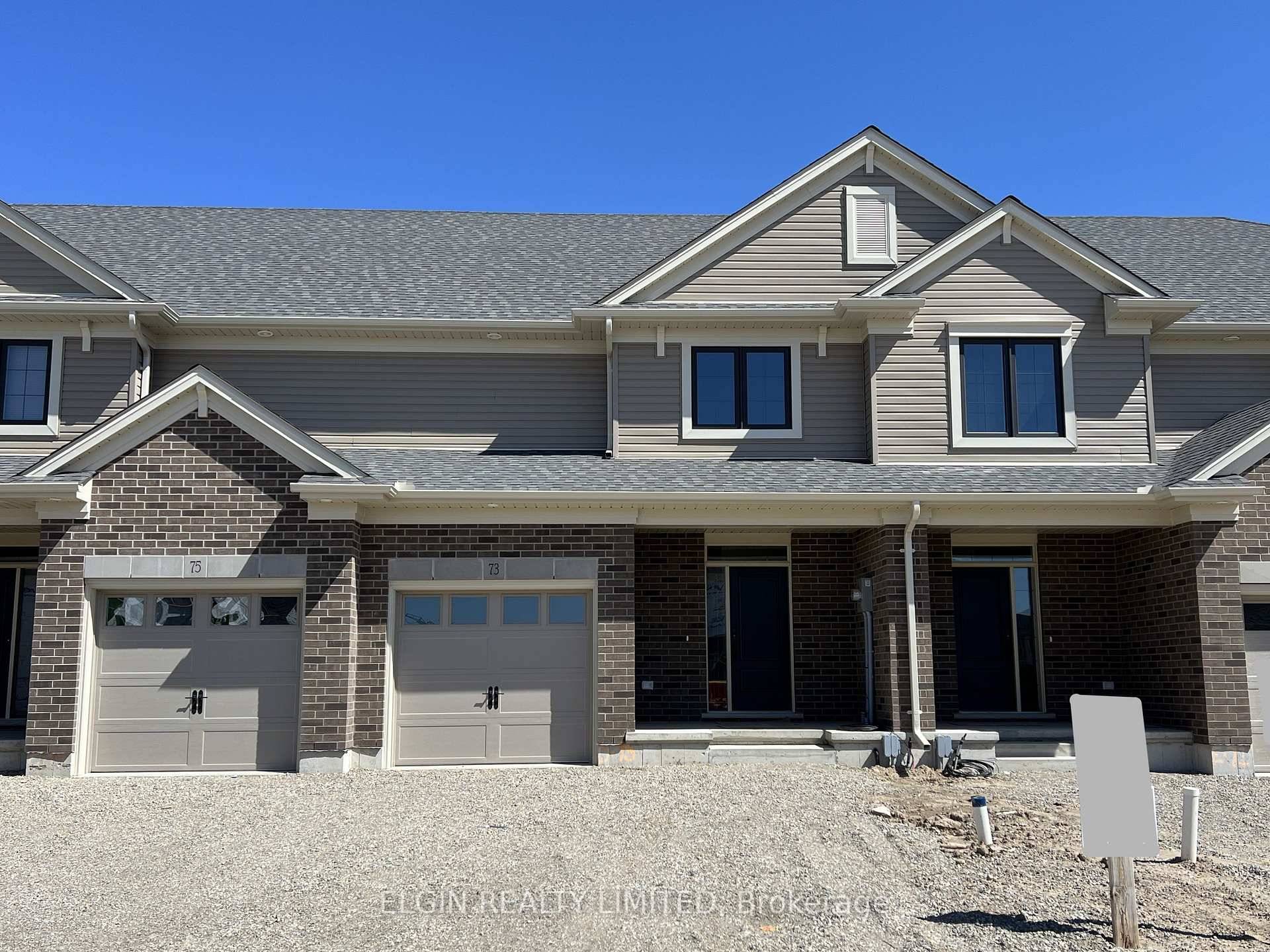 Move in Ready ! Freehold No Condo Fees 2 Storey Town interior unit built by Hayhoe Homes features 3 bedrooms, 2.