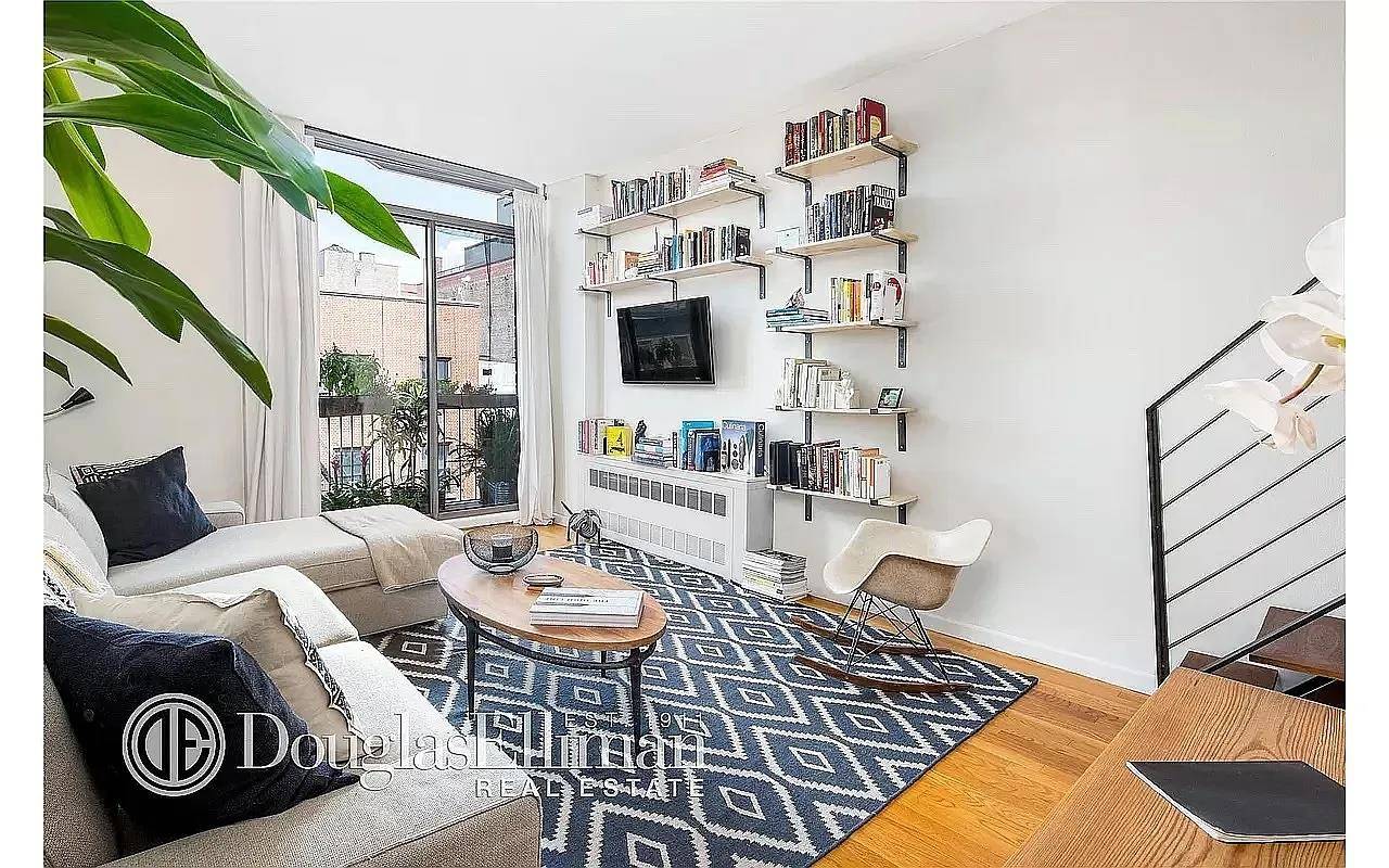 Located on one of the most desired streets in Greenwich Village, Washington Square and SoHo this duplex one bedroom, loft style home is flooded with sunlight and open views.