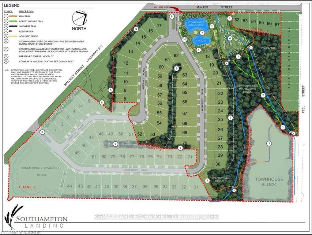 Southampton Landing is a new development that is comprised of well crafted custom homes in a neighbourhood with open spaces, protected land and trails.