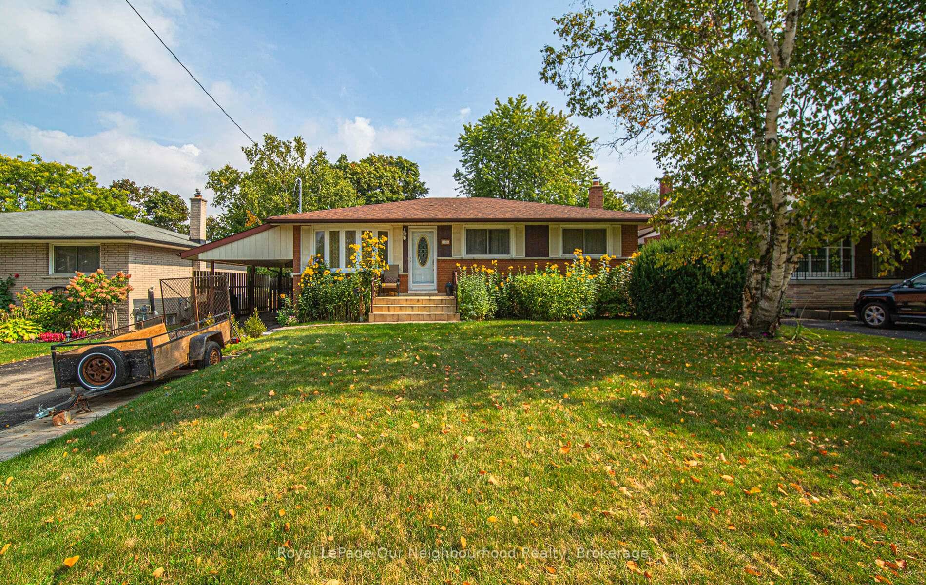 This beautifully renovated bungalow offers modern open concept living in a sought after area.