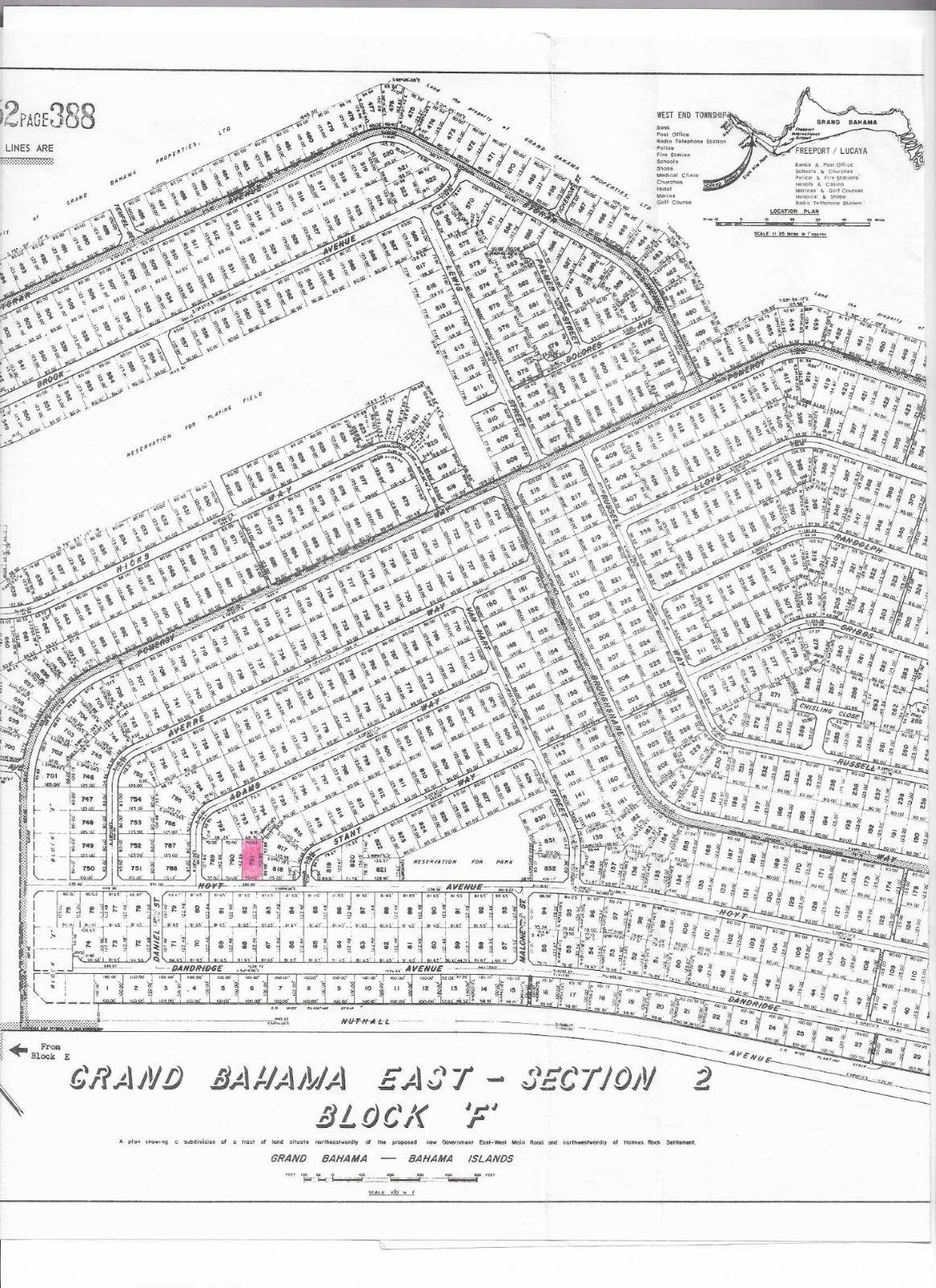 HOYT AVENUE Land Grand-Bahama-Freeport