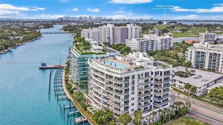TURN KEY RESIDENCE in Bay Harbor Islands, fully equipped and featuring modern furniture, premium wood look ceramic floors, custom lighting project, and lots of built ins and upgrades.