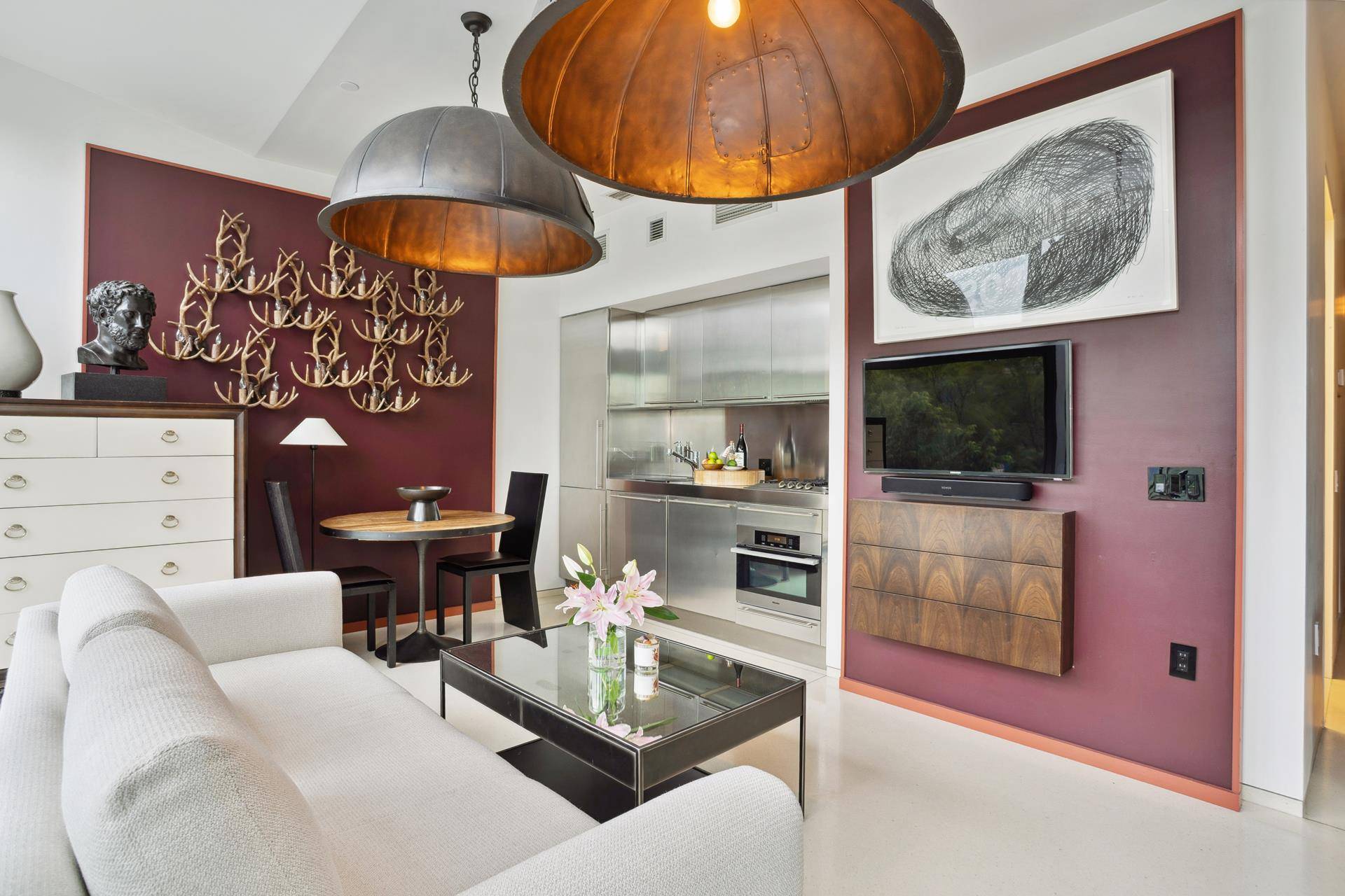 Designer Loft Studio in Jean Nouvel's Iconic 100 11th Avenue Professionally designed loft style studio located moments away from the Hudson River Park, High Line, Chelsea Market, Little Island, Chelsea ...