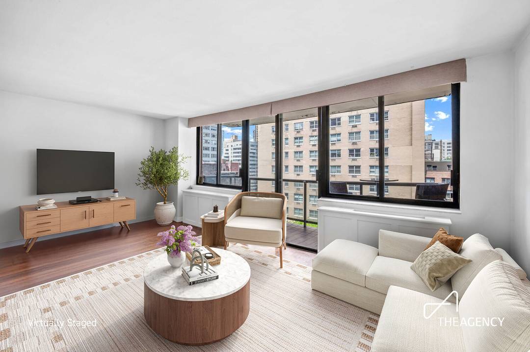Residence 8C at 510 East 80th Street is a bright and spacious one bedroom, one and a half bathroom home with a private balcony and an ideal layout for comfortable ...