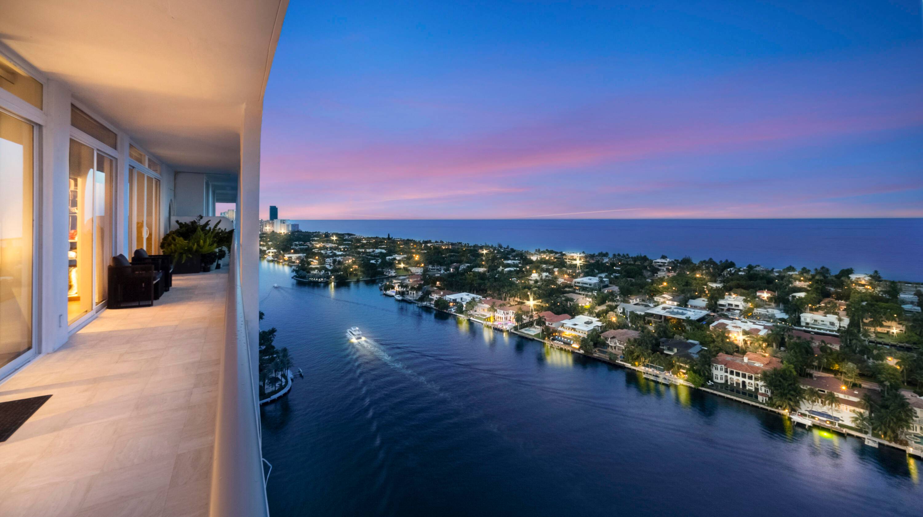 Experience luxury living in this exclusive penthouse with breathtaking direct ocean and Intracoastal views.