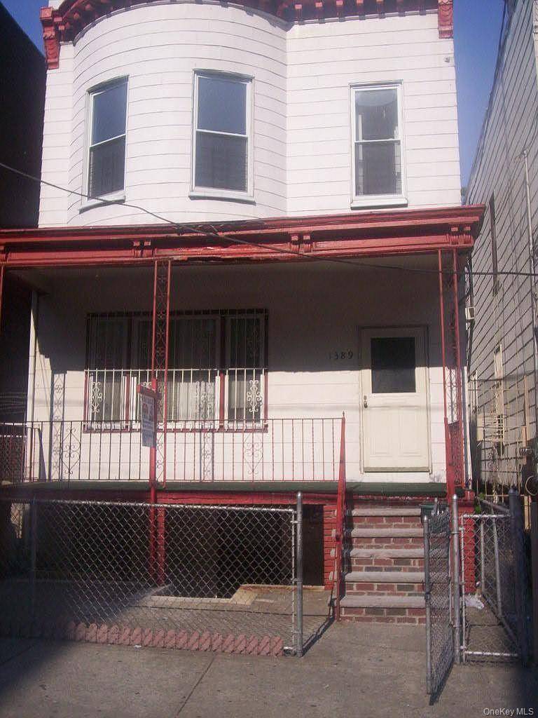 This SHORT SALE property is Located around the block from a school and down the block from Crotona Park.