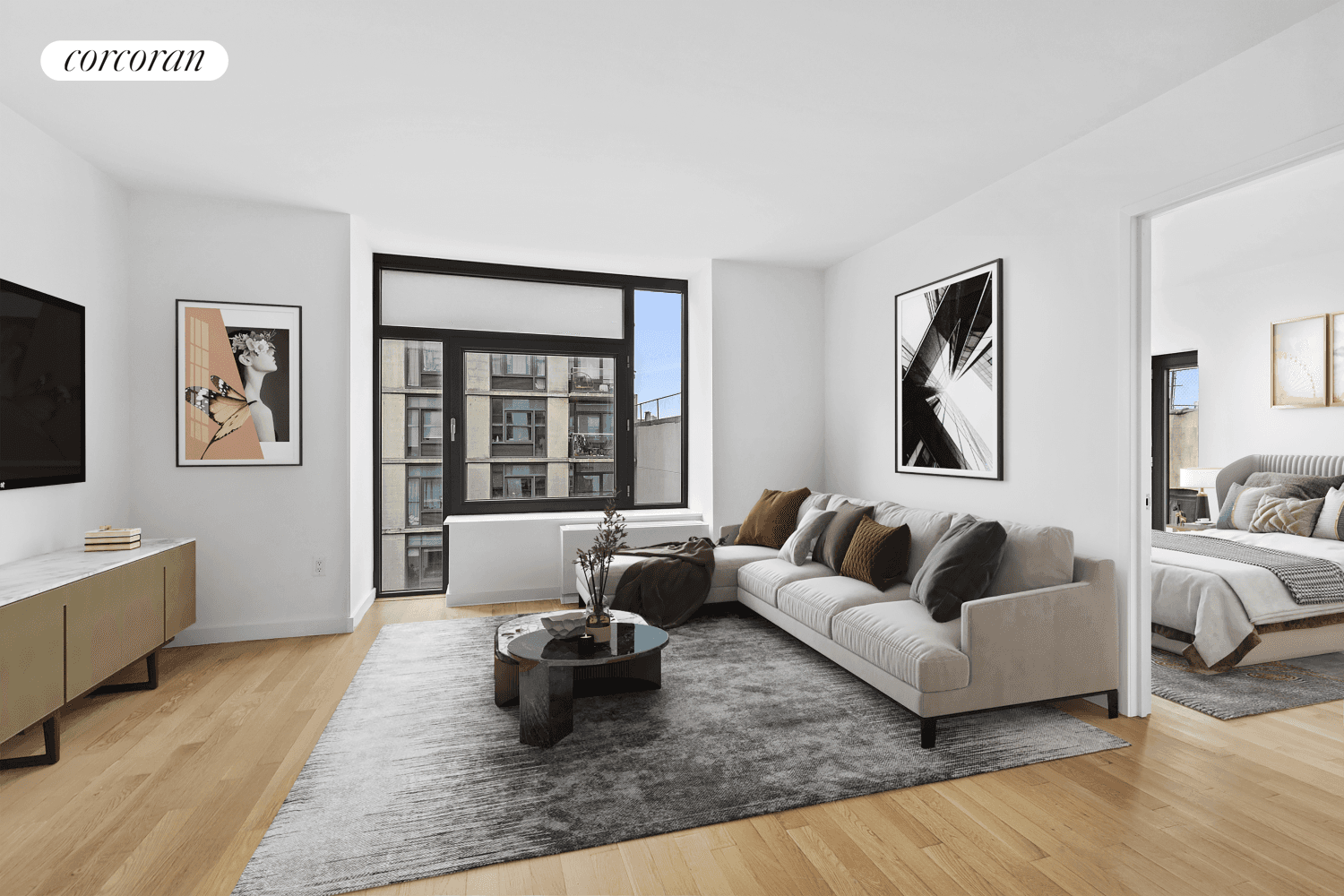 Make Williamsburg your home with this two bedroom, two bathroom apartment with open views and great sunlight Rent Stabilized Apartment Features Washer dryer in unit 9 ft.