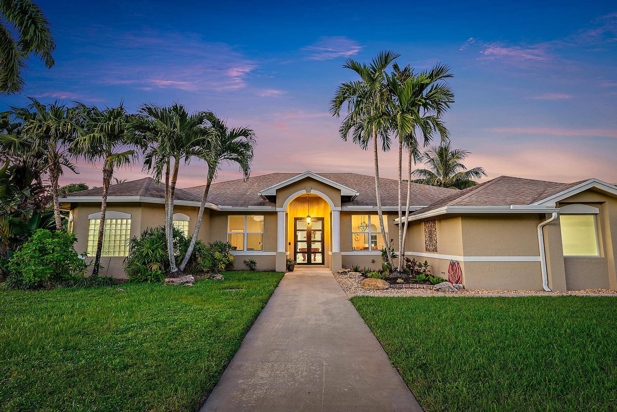 Nestled on a peaceful and spacious 1.