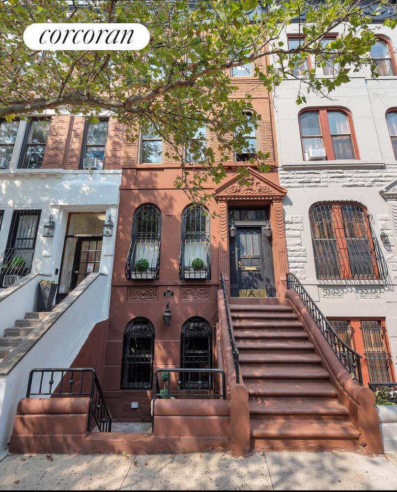 Discover the charm of 247 West 136th Street, a beautifully situated townhouse in the heart of Harlem.