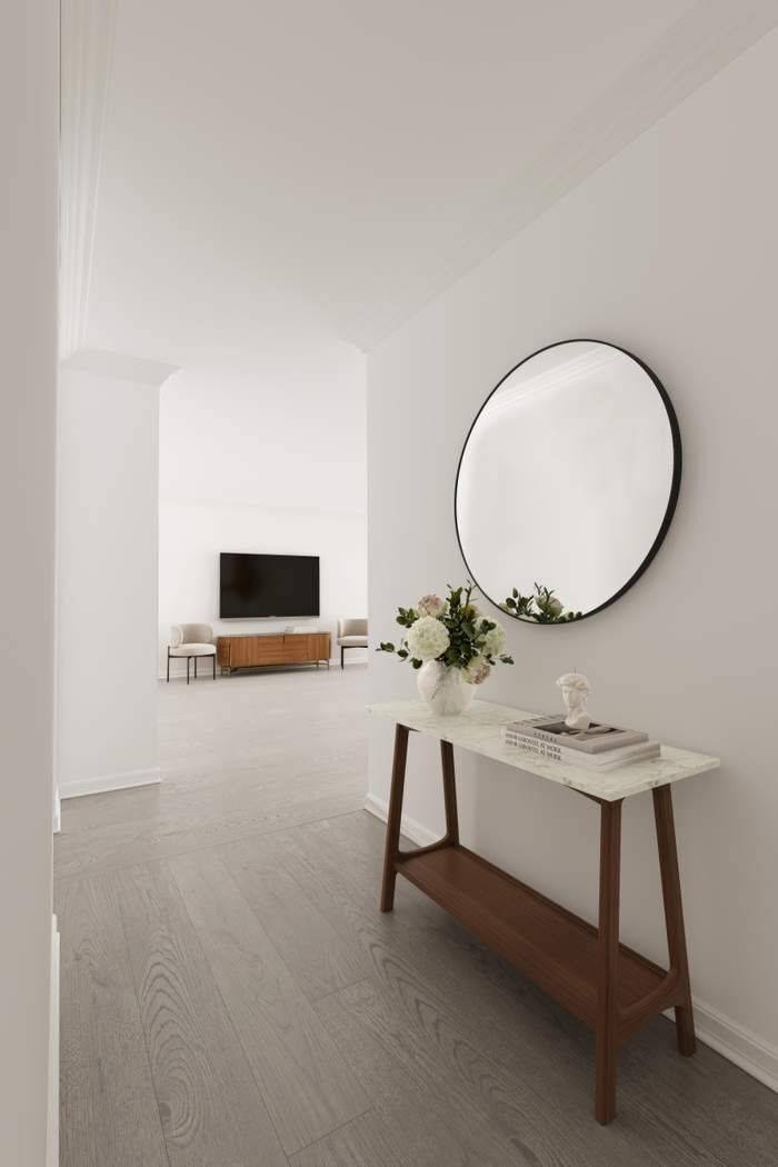 Exceptional Light and Space in a Full Service Building This expansive split two bedroom, two bathroom residence is bathed in extraordinary natural light and located in a full service postwar ...