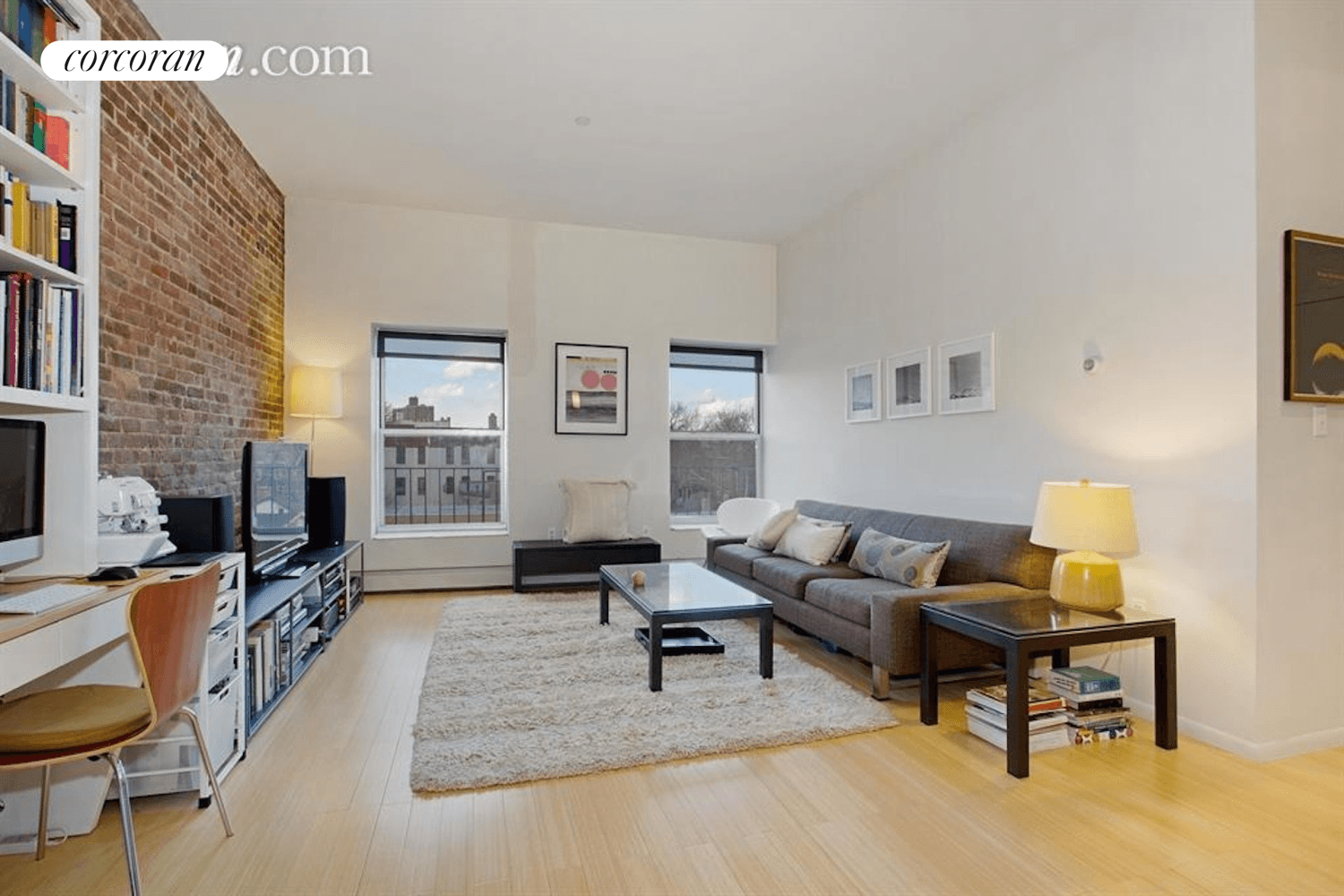 A lofty, mint, well appointed amp ; sophisticated one bedroom condo featuring high ceilings, bamboo floors, skylight, washer dryer and a perfect Caesarstone, stainless steel kitchen.