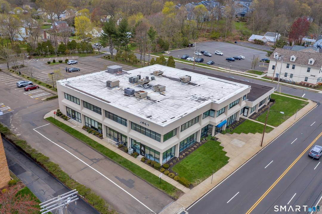 Incredible opportunity to own a 25, 000 SQ FT two story office building on Whitney Ave in the Heart of Hamden on large 1.