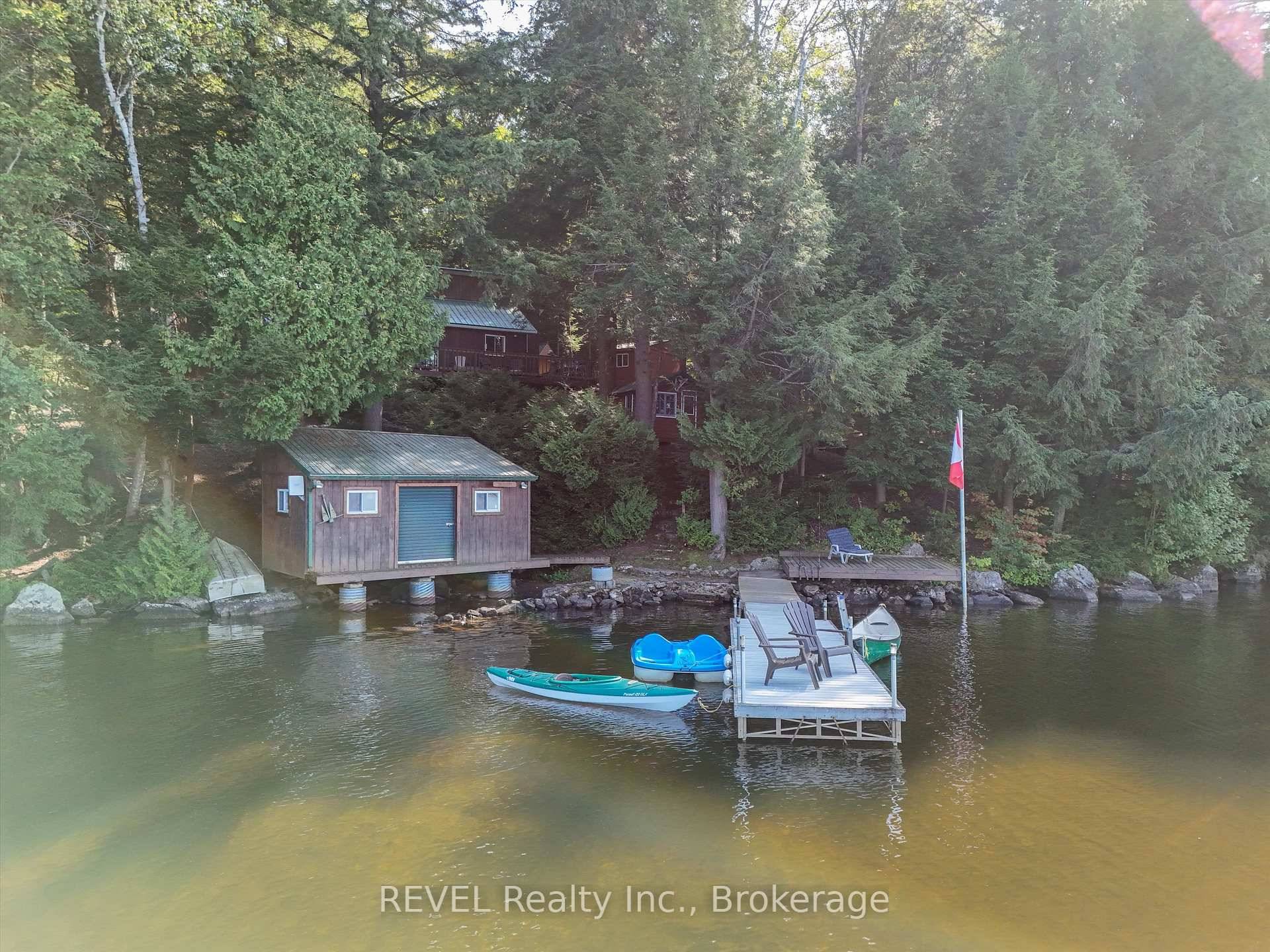 Nestled on the picturesque shores of Wood Lake in Muskoka, this 3 bedroom, 1 bath cottage offers a perfect blend of rustic charm and modern comfort.