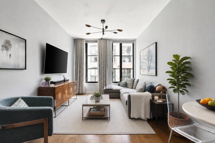 DESIGNER 2 BEDROOM RESIDENCE AT THE PREMIER 345 CARROLL STREETRESIDENCE 3G 2 Bedroom, 2 Bathroom Large Living Room amp ; Dining AreaOversized Floor To Ceiling Casement Windows Great Natural Light ...