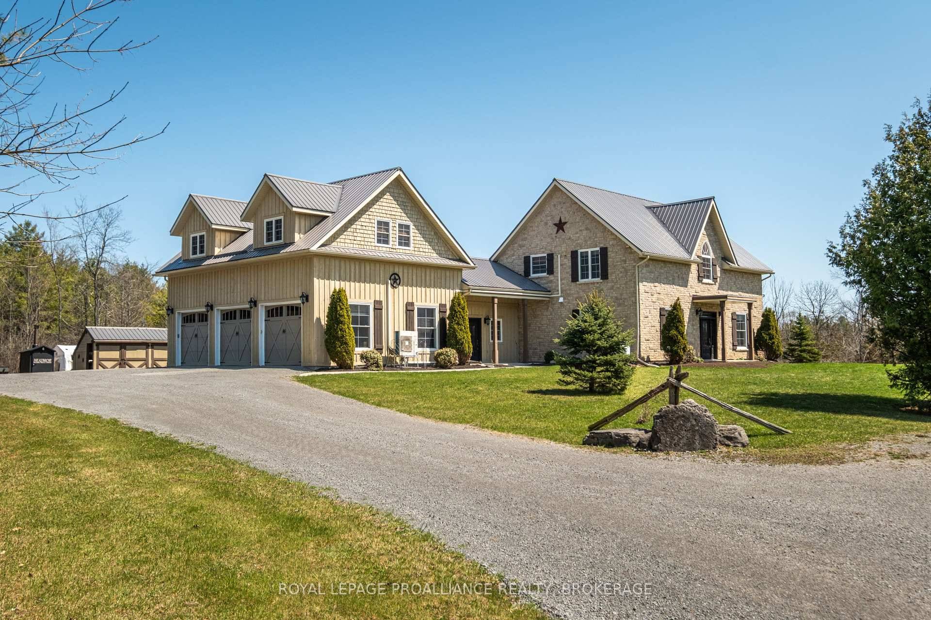Experience this elegant country escape which blends class amp ; modern efficiency nestled on 30 acres of private wooded land.