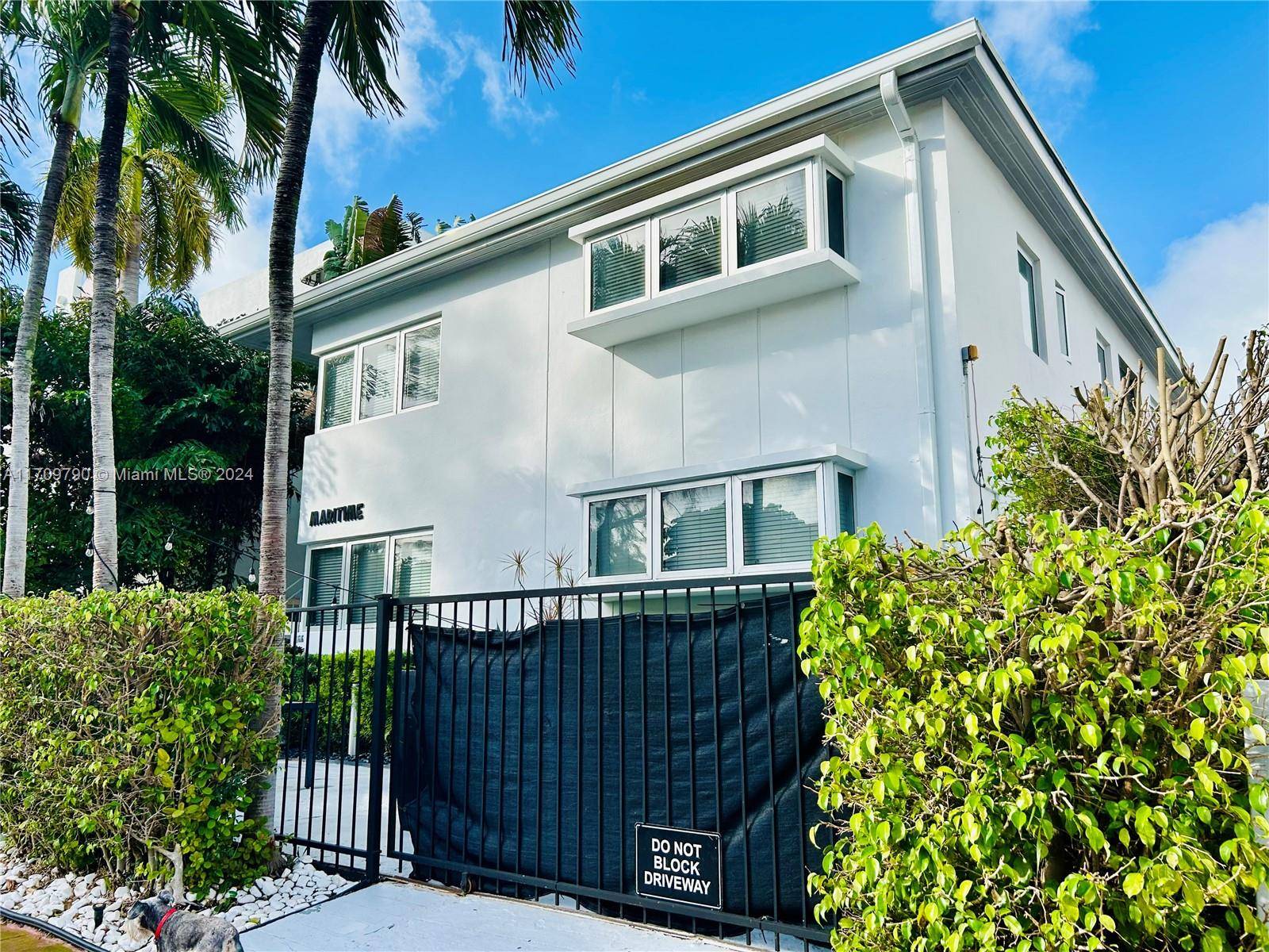 Live the ultimate South Beach lifestyle at The Maritime, a charming 14 unit boutique condo just steps from Lincoln Road, the beach, top restaurants, shopping, and endless entertainment.