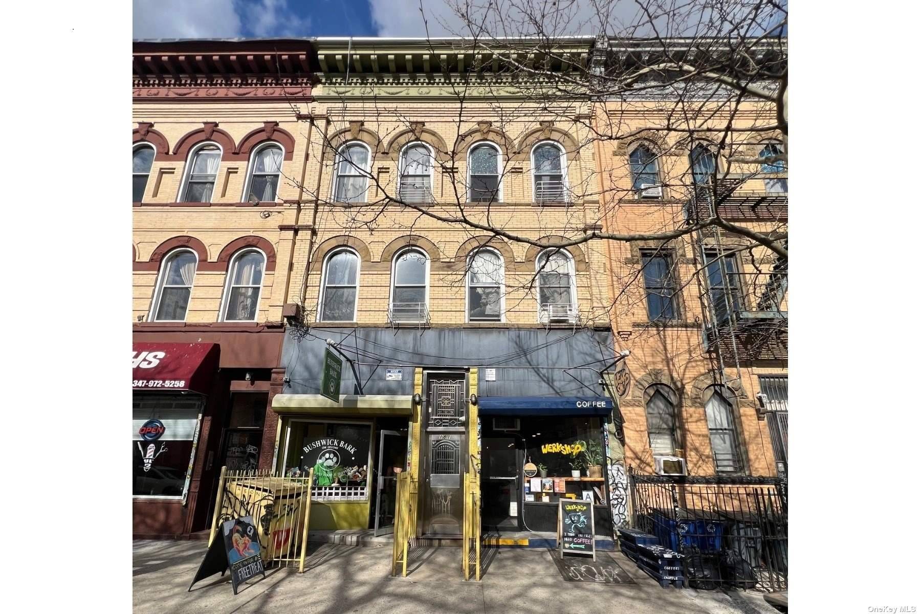 Mint Condition Brick Mixed Use 4 Family 2 Stores.