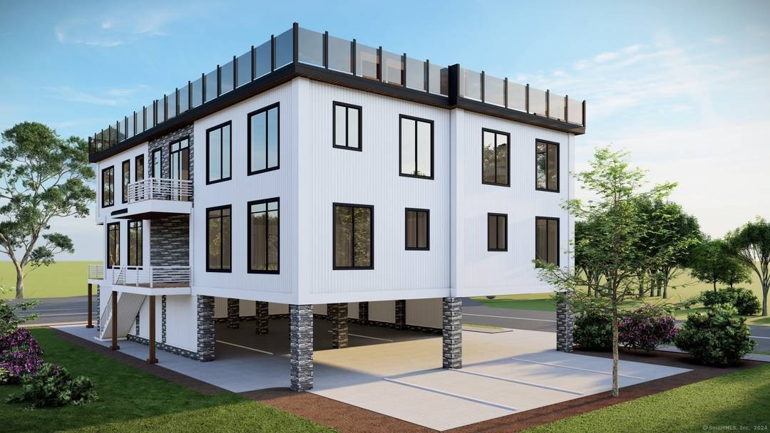 Own your own brand new luxury condo with ocean views from your rooftop deck and walking distance to the beach in sought after Woodmont section of Milford.