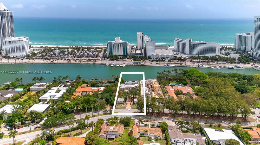 Set on a rare 31, 900 square foot lot, this Miami Beach estate offers 100 feet of water frontage with ocean access, located on prestigious Pine Tree Drive.