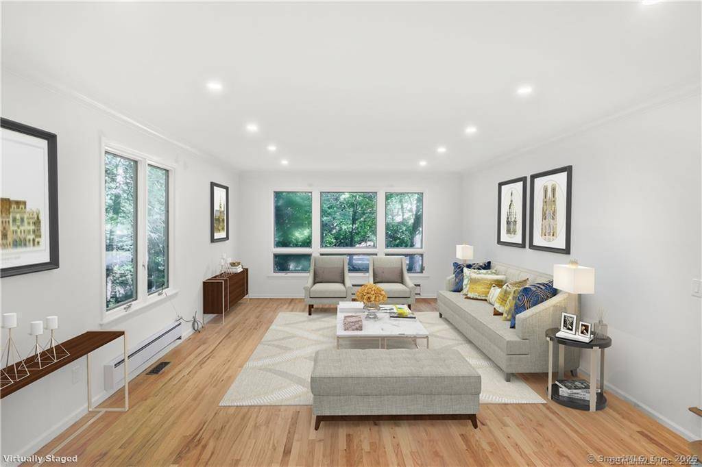 Pristine Mediterranean Colonial nestled in quiet North Stamford with 4 bedrooms and 2.